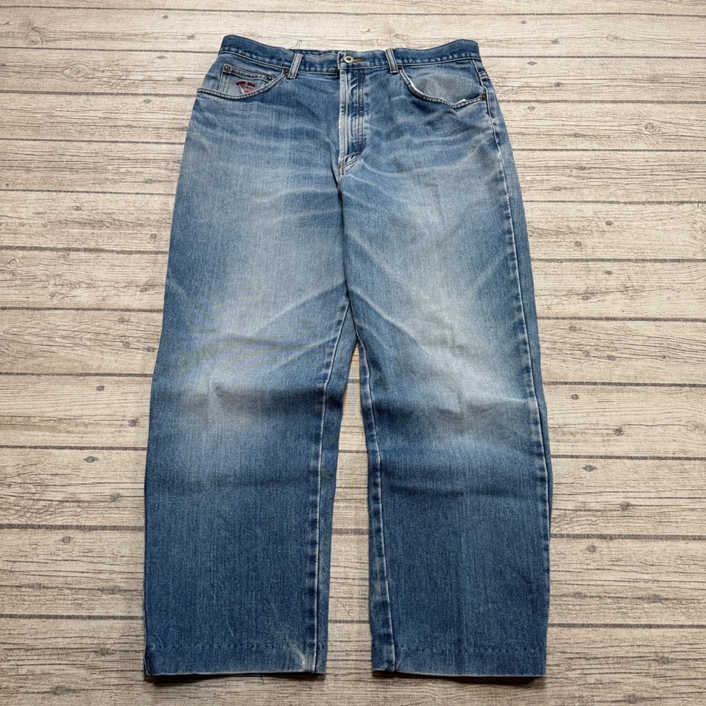 Vintage GANT Jeans Men's 36 Blue Light Wash Denim Relaxed Fit High Rise Cotton